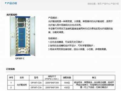 GPX98-C型光纖配線架 品牌與供應(yīng)商解析，以及今日市場(chǎng)行情